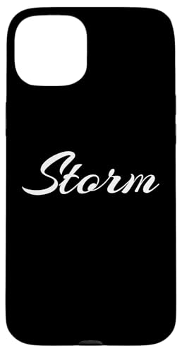 Beautiful Feminine Storm Handwritten Font Hülle für iPhone 15 Plus von Storm