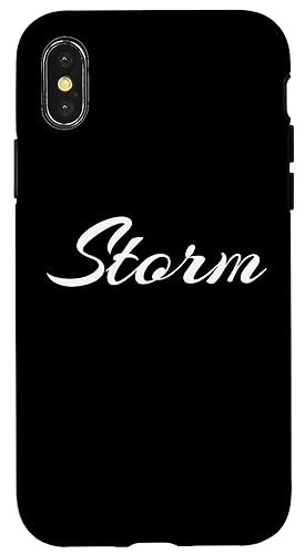 Beautiful Feminine Storm Handwritten Font Hülle für iPhone X/XS Beautiful Feminine Storm Handwritten Font Hülle für iPhone X/XS von Storm