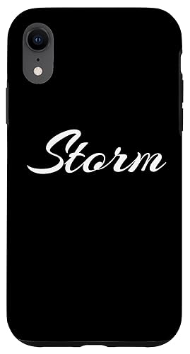 Beautiful Feminine Storm Handwritten Font Hülle für iPhone XR von Storm