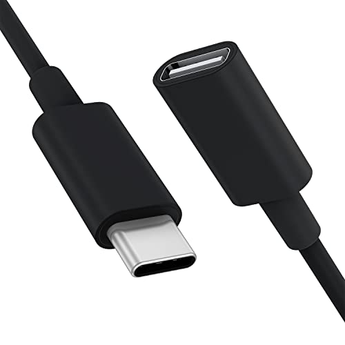 Stouchi USB C Verlängerungskabel für Magsafe Ladegerät Typ C Verlängerung für Stecker/Buchse 9V 3A für Mag safe 480Mbit/s Datenübertragung Kompatibel mit Magsafe Charger iPhone 16/15 (2M)-Schwarz von Stouchi