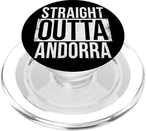 DIREKT AUS ANDORRA PopSockets PopGrip für MagSafe von Straight Outta Words