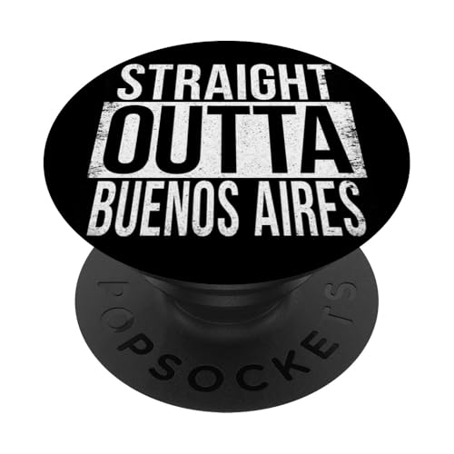 DIREKT AUS BUENOS AIRES PopSockets Klebender PopGrip DIREKT AUS BUENOS AIRES PopSockets Klebender PopGrip von Straight Outta Words