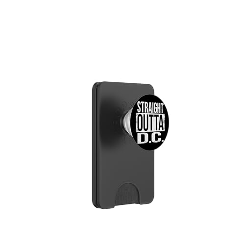 DIREKT AUS D.C. PopSockets PopWallet für MagSafe DIREKT AUS D.C. PopSockets PopWallet für MagSafe von Straight Outta Words