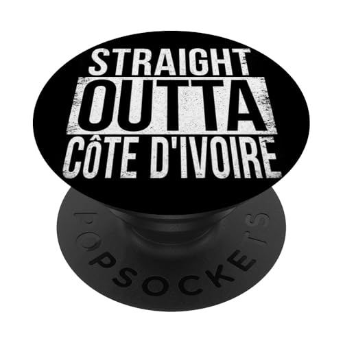 DIREKT AUS DER ELFENBEINKÜSTE PopSockets Klebender PopGrip DIREKT AUS DER ELFENBEINKÜSTE PopSockets Klebender PopGrip von Straight Outta Words
