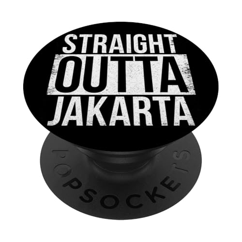DIREKT AUS JAKARTA PopSockets Klebender PopGrip von Straight Outta Words