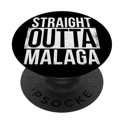 DIREKT AUS MALAGA PopSockets Klebender PopGrip DIREKT AUS MALAGA PopSockets Klebender PopGrip von Straight Outta Words
