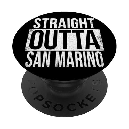 DIREKT AUS SAN MARINO PopSockets Klebender PopGrip DIREKT AUS SAN MARINO PopSockets Klebender PopGrip von Straight Outta Words