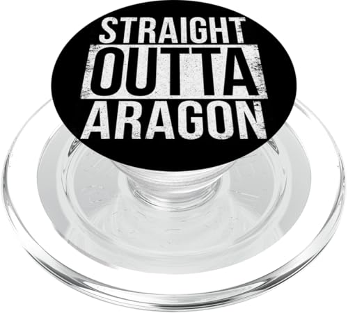 Gerade Outta Aragon PopSockets PopGrip für MagSafe von Straight Outta Words