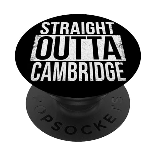 Gerade Outta Cambridge PopSockets Klebender PopGrip Gerade Outta Cambridge PopSockets Klebender PopGrip von Straight Outta Words