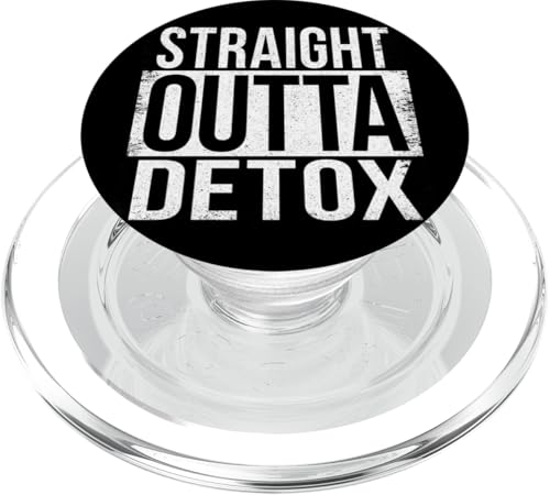 Gerade Outta Detox PopSockets PopGrip für MagSafe Gerade Outta Detox PopSockets PopGrip für MagSafe von Straight Outta Words