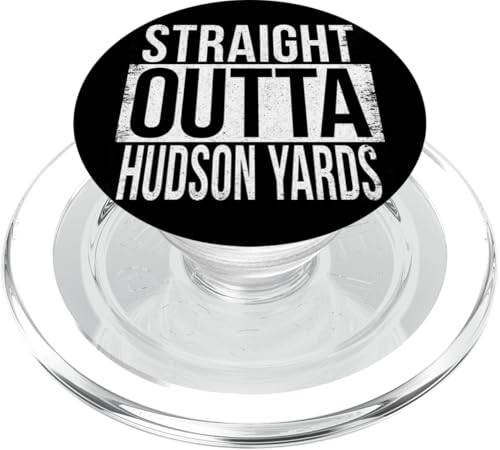 Gerade Outta Hudson Yards PopSockets PopGrip für MagSafe Gerade Outta Hudson Yards PopSockets PopGrip für MagSafe von Straight Outta Words