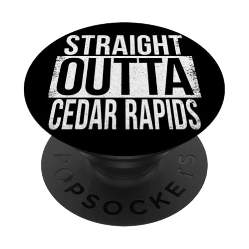 Gerade Outta Zedernschnallen PopSockets Klebender PopGrip Gerade Outta Zedernschnallen PopSockets Klebender PopGrip von Straight Outta Words