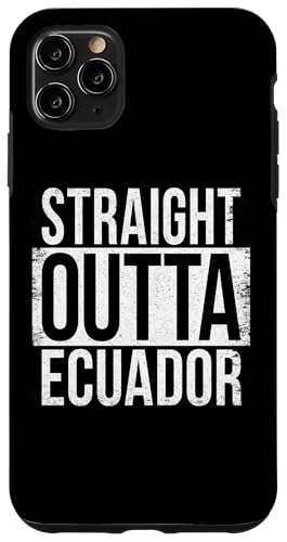 Gerader Außenstrahler Hülle für iPhone 11 Pro Max von Straight Outta Words