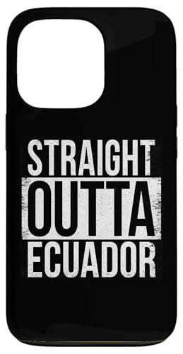 Gerader Außenstrahler Hülle für iPhone 13 Pro von Straight Outta Words
