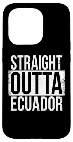 Gerader Außenstrahler Hülle für iPhone 15 Pro von Straight Outta Words