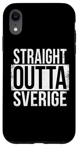 Gerader Außenwandler Hülle für iPhone XR von Straight Outta Words