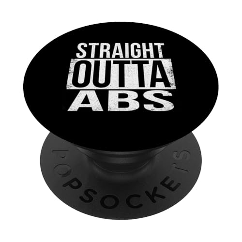 Gerades ABS PopSockets Klebender PopGrip von Straight Outta Words