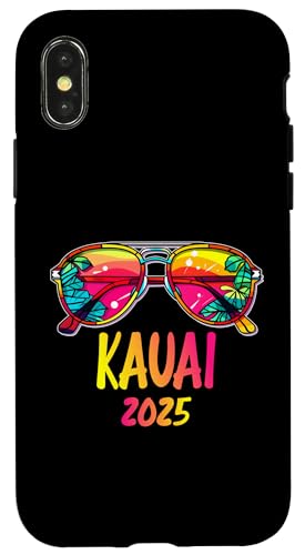 Kauai 2025 Sonnenbrillen Outfit Kauai 2025 Hülle für iPhone X/XS Kauai 2025 Sonnenbrillen Outfit Kauai 2025 Hülle für iPhone X/XS von Strand Sommerparty -Designs