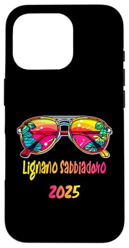 Lignano Sabbiadoro 2025 Sonnenbrillen Outfit Lignano 2025 Hülle für iPhone 16 Pro von Strand Sommerparty -Designs