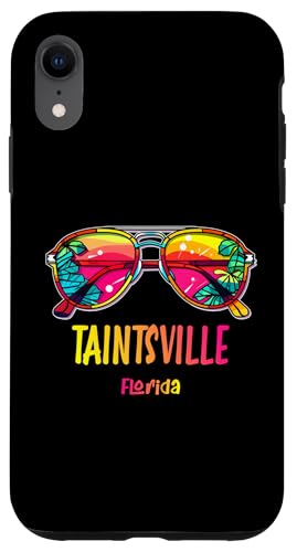Taintsville Florida Sonnenbrille Outfit Florida Hülle für iPhone XR Taintsville Florida Sonnenbrille Outfit Florida Hülle für iPhone XR von Strand Sommerparty -Designs