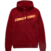 Stranger Things Alternative Logo Hoodie - Burgundy - S von Stranger Things