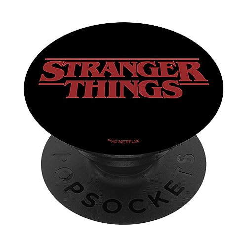 Stranger Things Basic Text Logo PopSockets mit austauschbarem PopGrip von Stranger Things