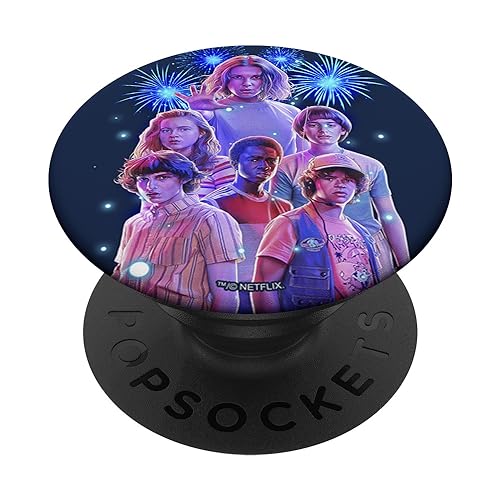 Stranger Things Group Shot Fireworks PopSockets mit austauschbarem PopGrip von Stranger Things