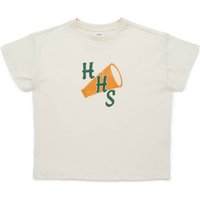 Stranger Things HHS Cheerleading Women's Cropped T-Shirt - Cream - XS von Stranger Things