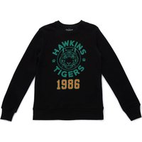 Stranger Things Hawkins Tigers 1986 Sweatshirt - Black - M von Stranger Things