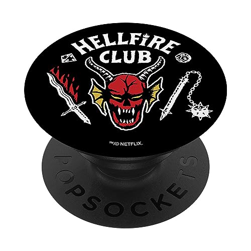 Stranger Things Hellfire Club Logo PopSockets mit austauschbarem PopGrip von Stranger Things