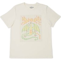 Stranger Things Scantron Dragon T-Shirt - Cream - XL von Original Hero