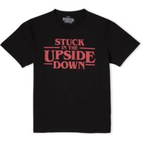 Stranger Things Stuck In The Upside Down Men's T-Shirt - Black - L von Stranger Things