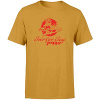 Stranger Things Surfer Boy Pizza Unisex T-Shirt - Mustard - L von Stranger Things