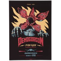 Stranger Things The Demogorgon Fan Club Giclee Art Print - A2 - Print Only von Original Hero