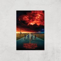 Stranger Things Welcome To Hawkins Giclee Art Print - A4 - Print Only von Stranger Things