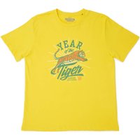 Stranger Things Year Of The Tiger T-Shirt - Yellow - XS von Original Hero