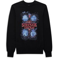 Stranger Things x Alex Hovey Four Seasons Sweatshirt - Black - L von Original Hero