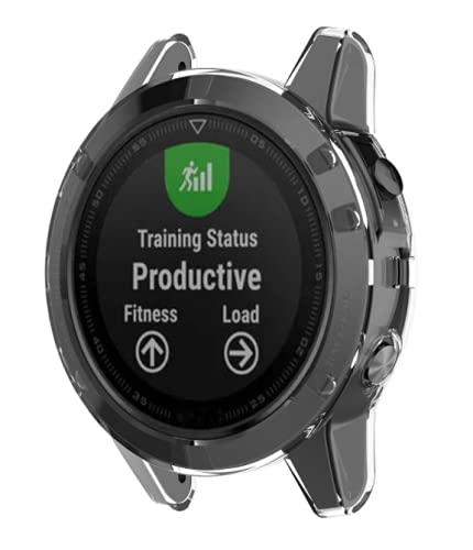 Strap-it Schutzhülle Transparent - Passend für Garmin Fenix 5/6 - Armband für Smartwatch - Ersatzarmband von Strap-it
