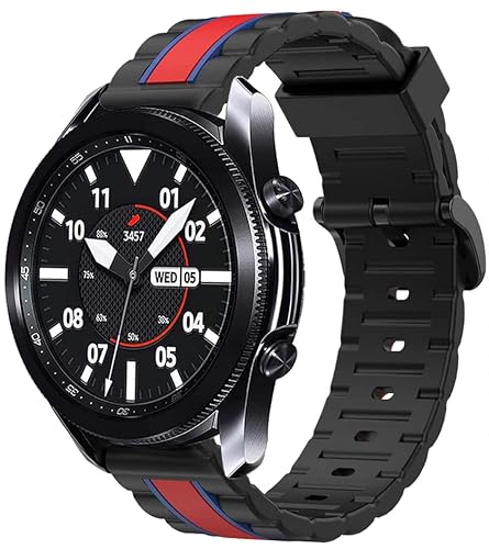 Strap-it Special Edition Rot - Passend für Samsung Galaxy Watch 3-45mm - Armband für Smartwatch - Ersatzarmband von Strap-it