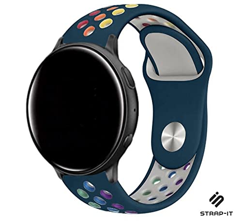 Strap-it Sportarmband Grün - Passend für Garmin Vivoactive 4 - Armband für Smartwatch - Ersatzarmband von Strap-it