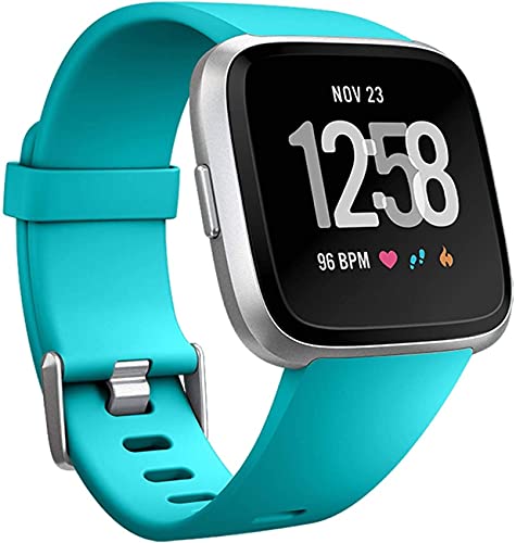 Strap-it silikon Blau - Passend für Fitbit Versa 2 - Armband für Smartwatch - Ersatzarmband von Strap-it