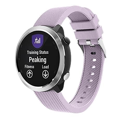Strap-it silikon Lila - Passend für Garmin Vivoactive 4 - Armband für Smartwatch - Ersatzarmband von Strap-it