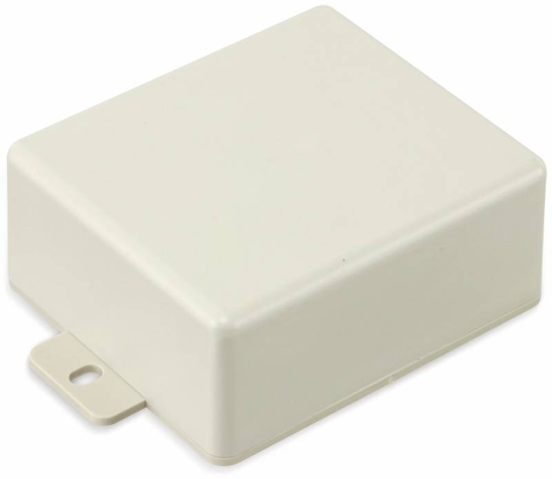 STRAPUBOX Kunststoffgehäuse mit Lasche, Typ CO 4 GR, 70 x 60 x 30 mm von Strapubox