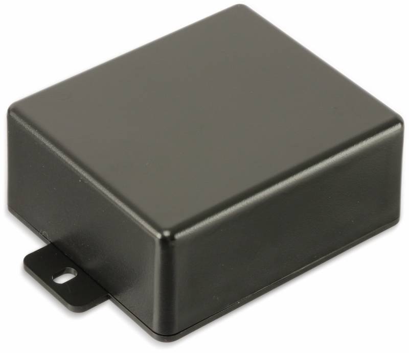 STRAPUBOX Kunststoffgehäuse mit Lasche, Typ CO 4 SW, 70 x 60 x 30 mm von Strapubox