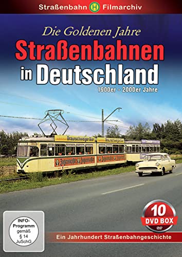 Die Goldenen Jahre - Straßenbahnen in Deutschland 10 DVD BOX Die Goldenen Jahre - Straßenbahnen in Deutschland 10 DVD BOX von 99999 (Alive)