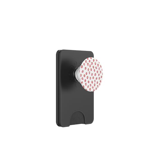 Niedliches Erdbeermuster PopSockets PopWallet für MagSafe Niedliches Erdbeermuster PopSockets PopWallet für MagSafe von Strawberry Phone Popper