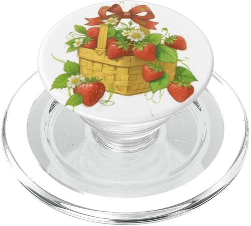 Süße Erdbeer-Box PopSockets PopGrip für MagSafe Süße Erdbeer-Box PopSockets PopGrip für MagSafe von Strawberry Phone Popper