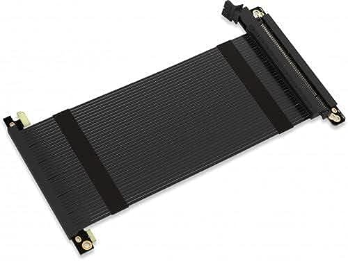 STREACOM PCIe 4.0 Riser Flachband-Kabel - 210mm, schwarz von Streacom