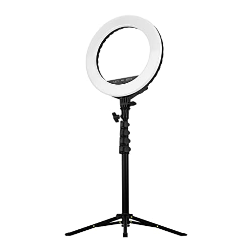 Streamplify Light 14 Ringlicht Mit Stativ 36 cm - Premium LED Ringleuchte Mit Handy Halterung - 14″ Ring Light - 2250 Lumen - 4 Farbtemperaturen von Streamplify