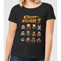 Street Fighter 2 Pixel Characters Damen T-Shirt - Schwarz - 3XL von Street Fighter